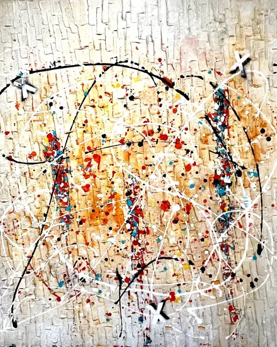 Niki Woehler I Didnt Inhale canvas abstract art