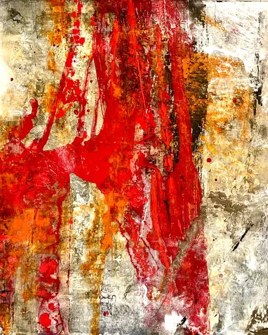 Niki Woehler Theives In the Night - Diptych canvas
