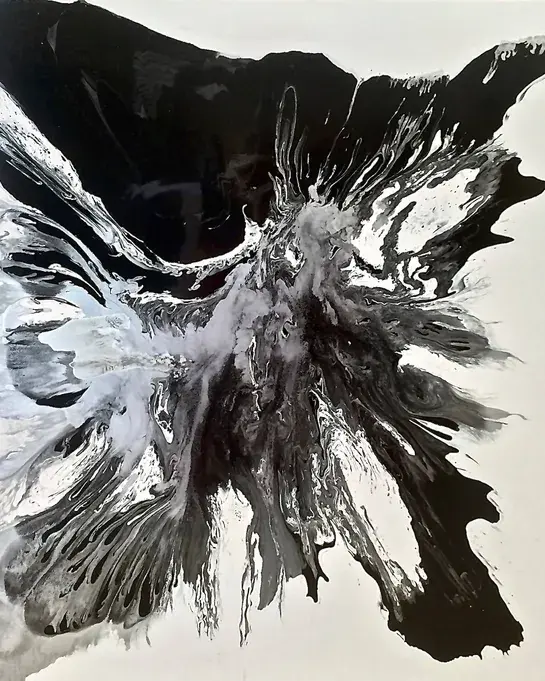 Niki Woehler Silent Partners 36x36 canvas