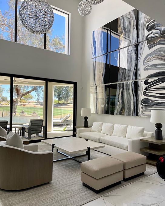 Niki Woehler Installation home above couch